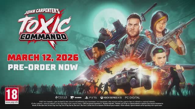 John Carpenter's Toxic Commando - трейлер