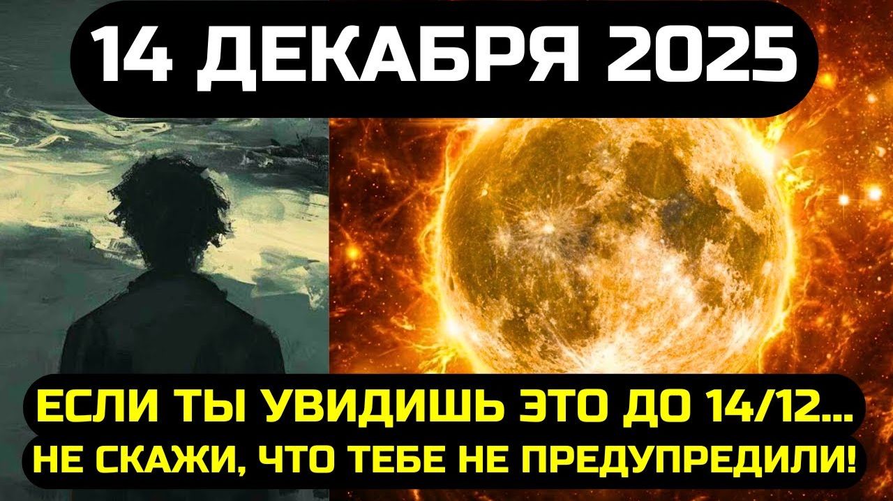 ЕСЛИ ЭТО СООБЩЕНИЕ ДОЙДЕТ ДО ТЕБЯ ДО 14 ДЕКАБРЯ БОГ ВЫБРАЛ ТЕБЯ!