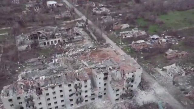 Панорама Северска в ДНР, который находится под контролем российской армии