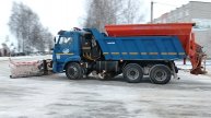 очистка дорог от снега 104 часть