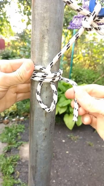 Невероятная техника завязывания узлов на углах брезента, которая действительно отлично работает