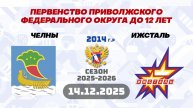 14.12.2025 ЧЕЛНЫ vs ИЖСТАЛЬ 2014 LIVE 13:00 ПЕРВЕНСТВО ПФО ДО 12 ЛЕТ.