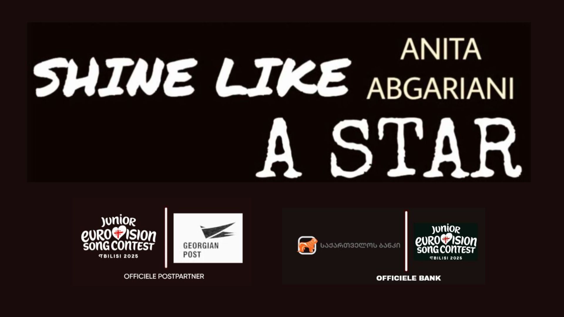 Anita Abgariani - Shine Like a Star naar Georgian Post & Bank of Georgia