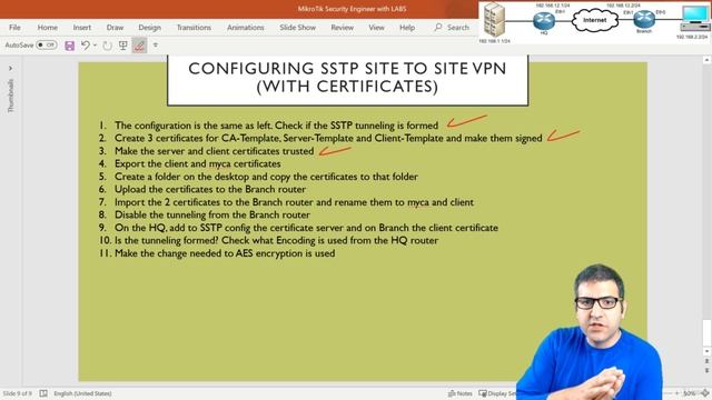 037. Configuring SSTP site to site VPN (with certificates) [RU]