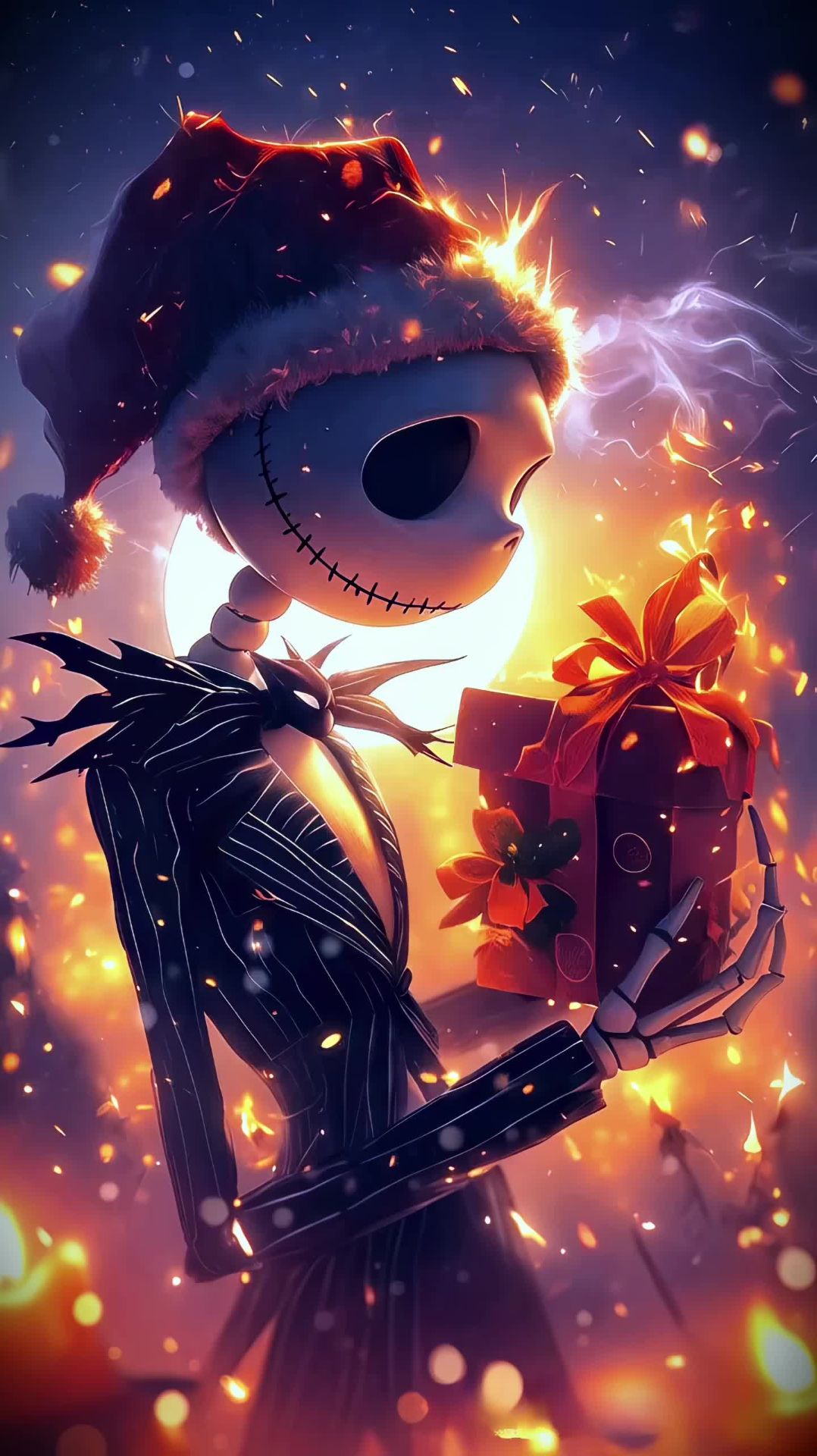 Джек Скеллингтон дарит новогоднее настроение  Jack Skellington brings the holiday spirit
