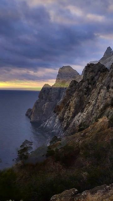 Крымские горы. Декабрь. Новый Свет.