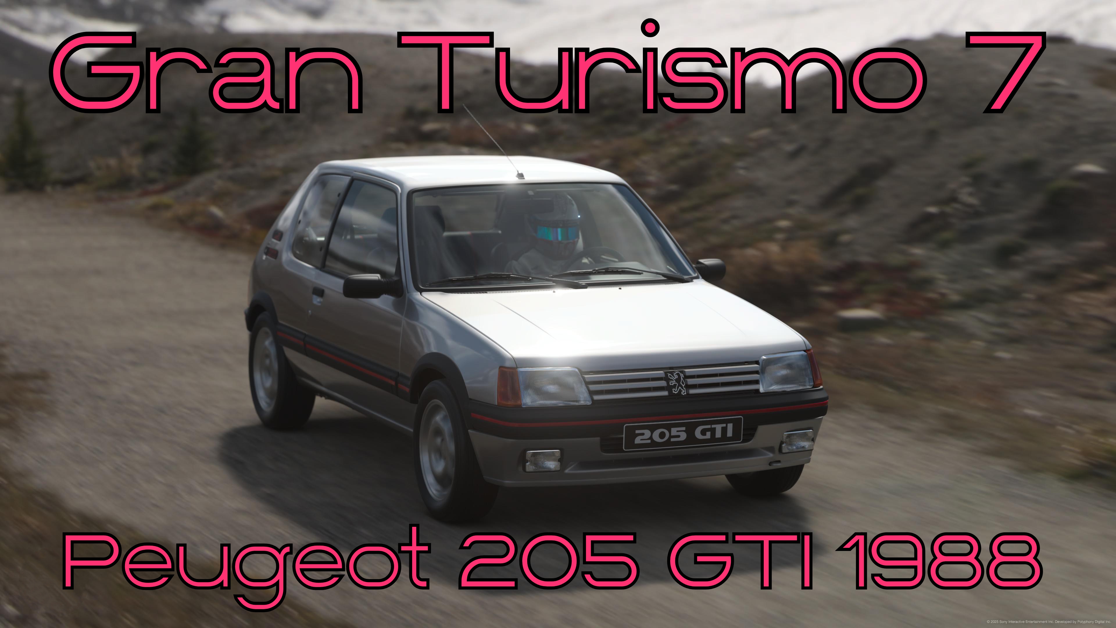 Peugeot 205 GTI 1988 — маленькое чудо французской школы автостроения в мире Gran Turismo 7 🌍⚡️