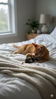 мышь с кошкой большие друзья