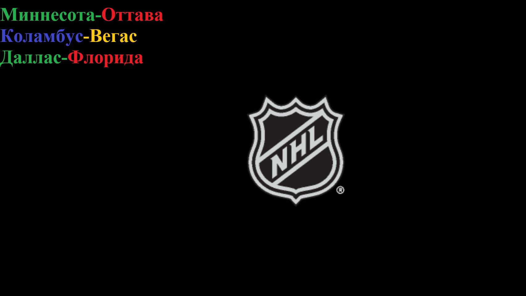 Миннесота-Оттава, Коламбус-Вегас, Даллас-Флорида прогнозы на хоккей 13 декабря 2025