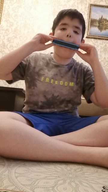 Как пою мелодию на гармошке