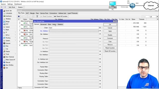 028-2. Protect Your MikroTik Router Using Connection State (Part. 2) [RU]