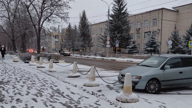 Выпал первый снег ❄️