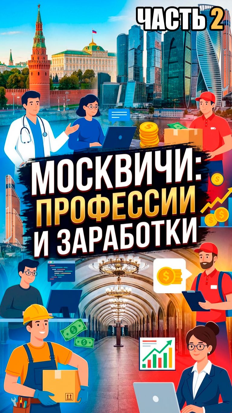 Чем занимаются и сколько зарабатывают жители Москвы?