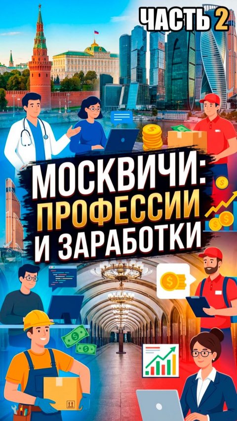Чем занимаются и сколько зарабатывают жители Москвы?