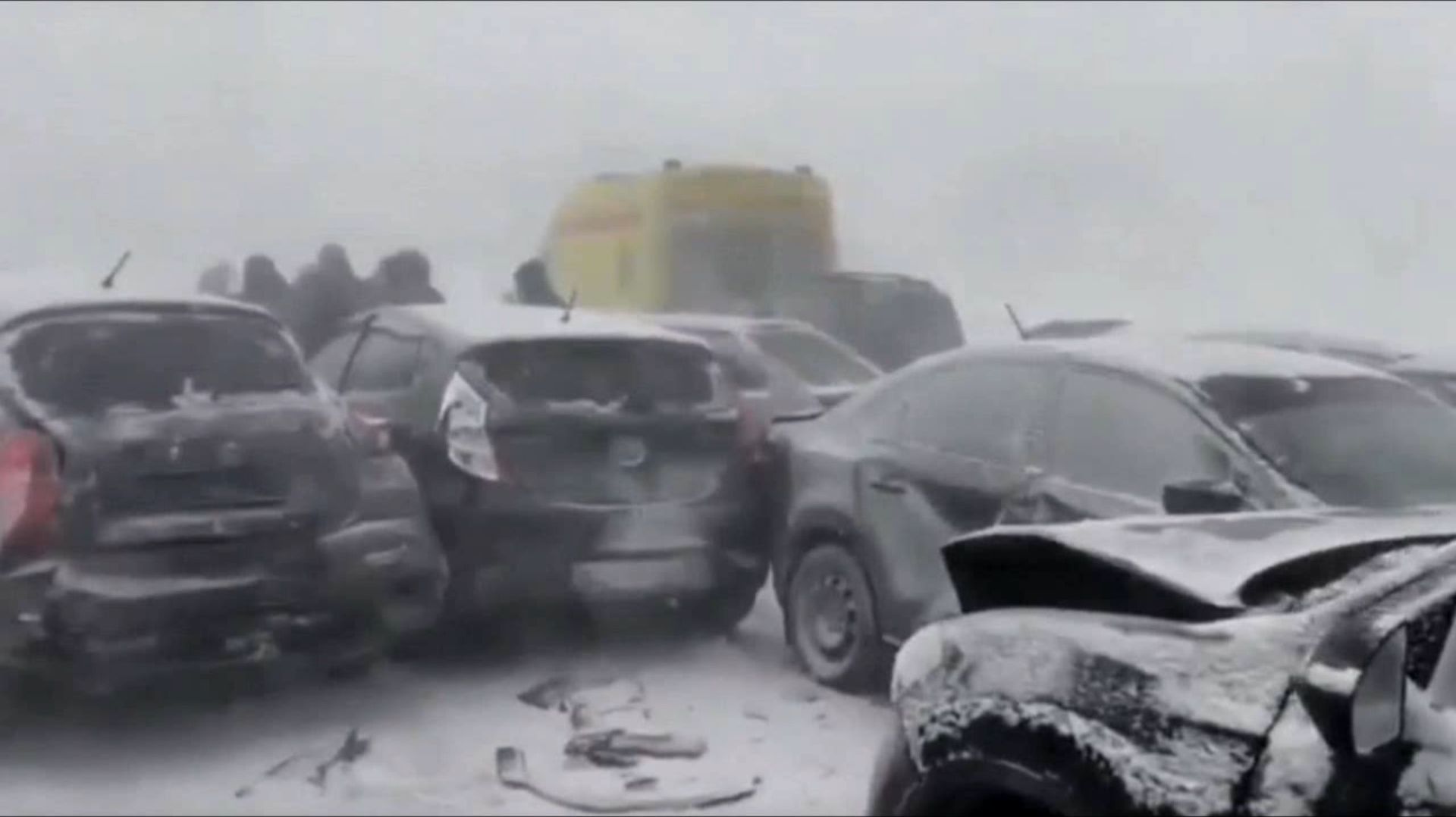 13.12.2025 Массовая авария в метель произошла в Пензенской области