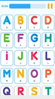 The English alphabet