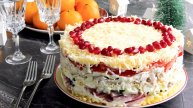 Праздничный салат «Русская красавица»
