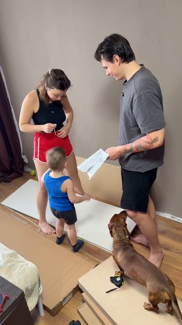 Собираем шкаф, отжимаемся и пьем чай, часть 1 💪