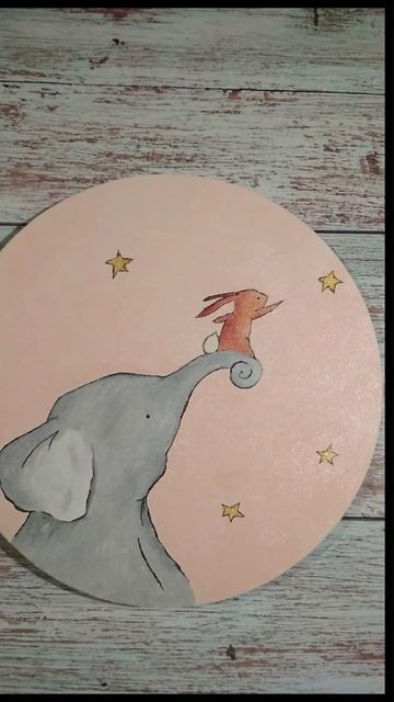 Друзья. Холст (d 30 см.). НеМонэ. (nemone)