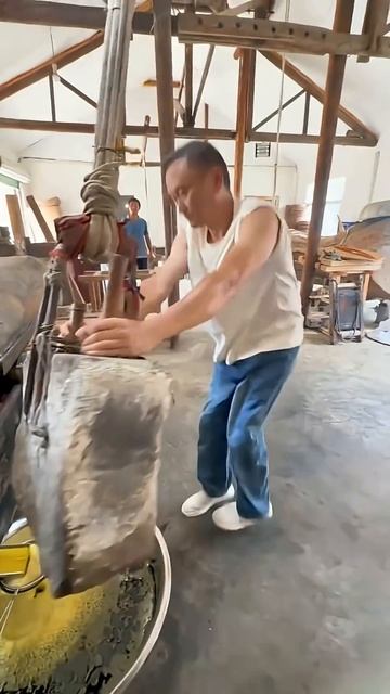 Древний процесс экстракции растительного масла 🤯