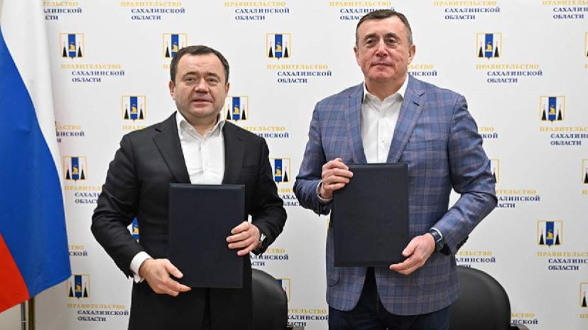 Председатель ПСБ и губернатор Сахалина обсудили развитие инфраструктуры региона