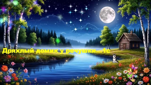 Дряхлый домик у речушки...1с ВИДЕО ПЕСНЯ В ДУШУ