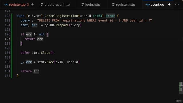 196 Cancelling Registrations