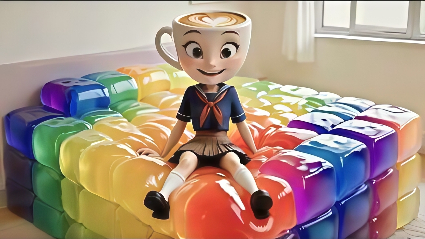 Балерина Купучина играется с АСМР