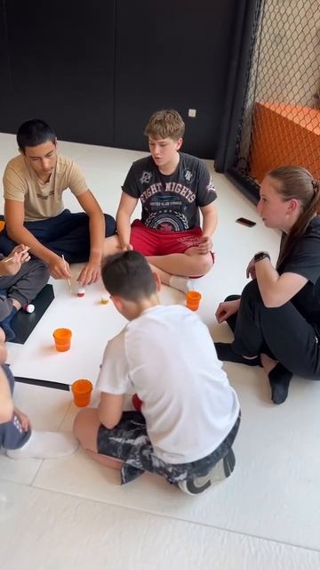 Тренинг с единоборцами