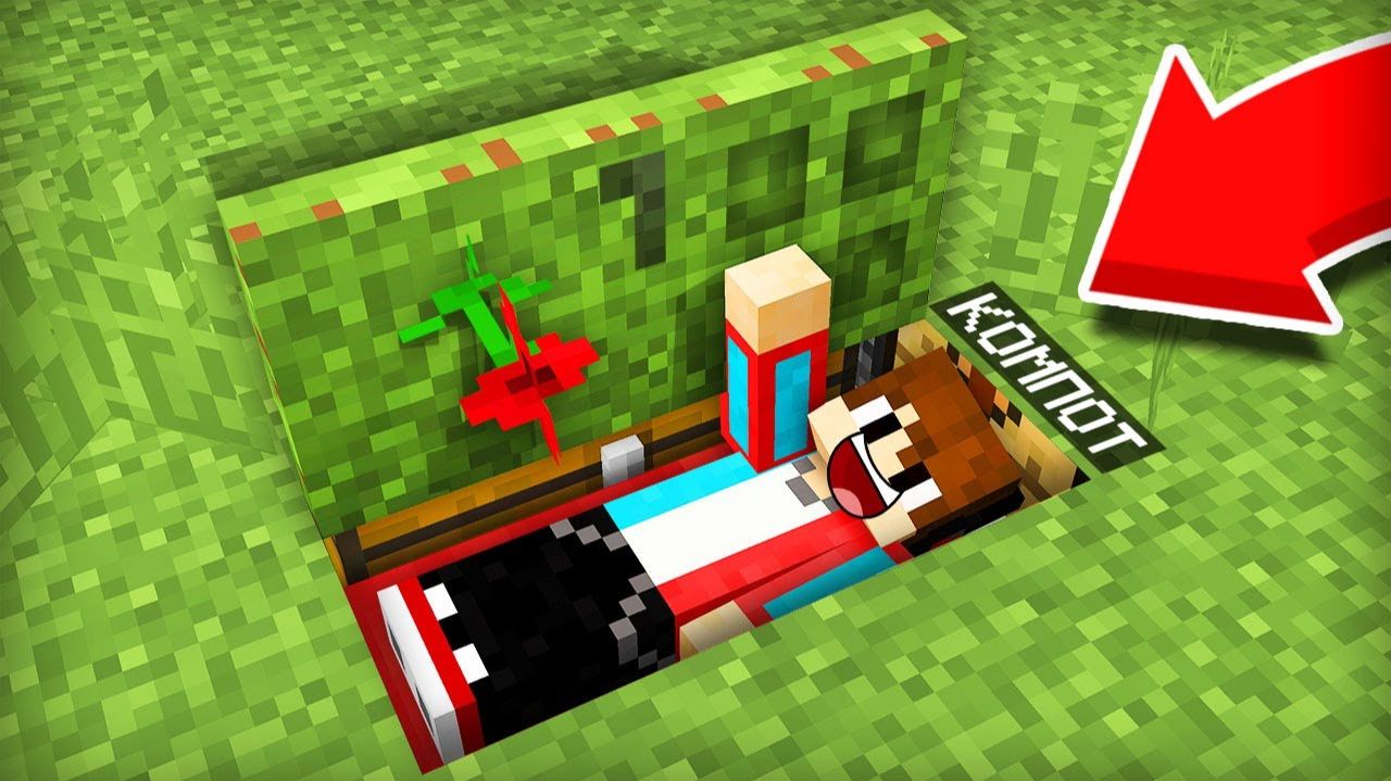 ЭТО ЛУЧШИЙ ДОМ ЧТОБЫ СПРЯТАТЬСЯ ОТ ЖИТЕЛЕЙ В МАЙНКРАФТ | Компот Minecraft