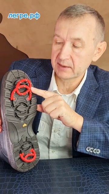 Зимние мужские сапоги с системой анти-гололед LEGRE #сапоги #ботинки