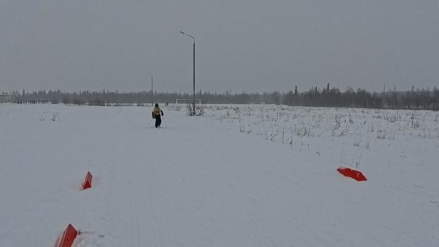 Финишируем. Массовая лыжная гонка посвященная 95 летию Ямало Ненецкого автономного Округа. 13.12.25г