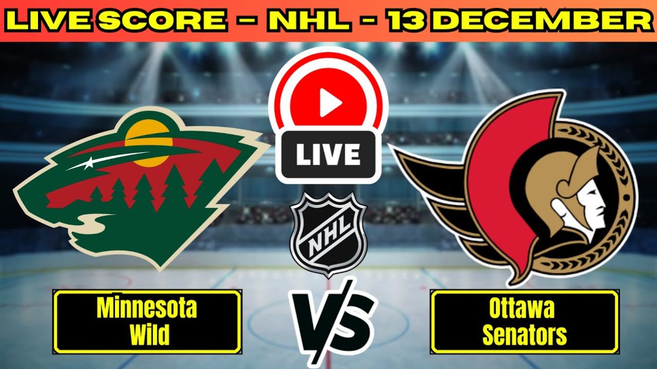 Миннесота — Оттава NHL сезон 25/26 | 13.12.2025 Прямая трансляция