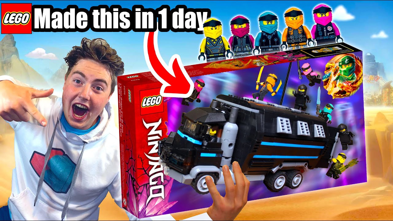 Я собрал самодельную модель из LEGO по мотивам "Кристаллизованного Ниндзяго"