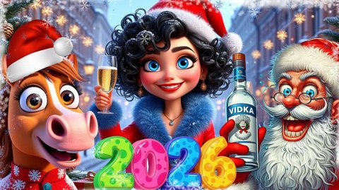С Новым 2026 годом! Супер Красивые Волшебные Поздравления С Годом Лошади!