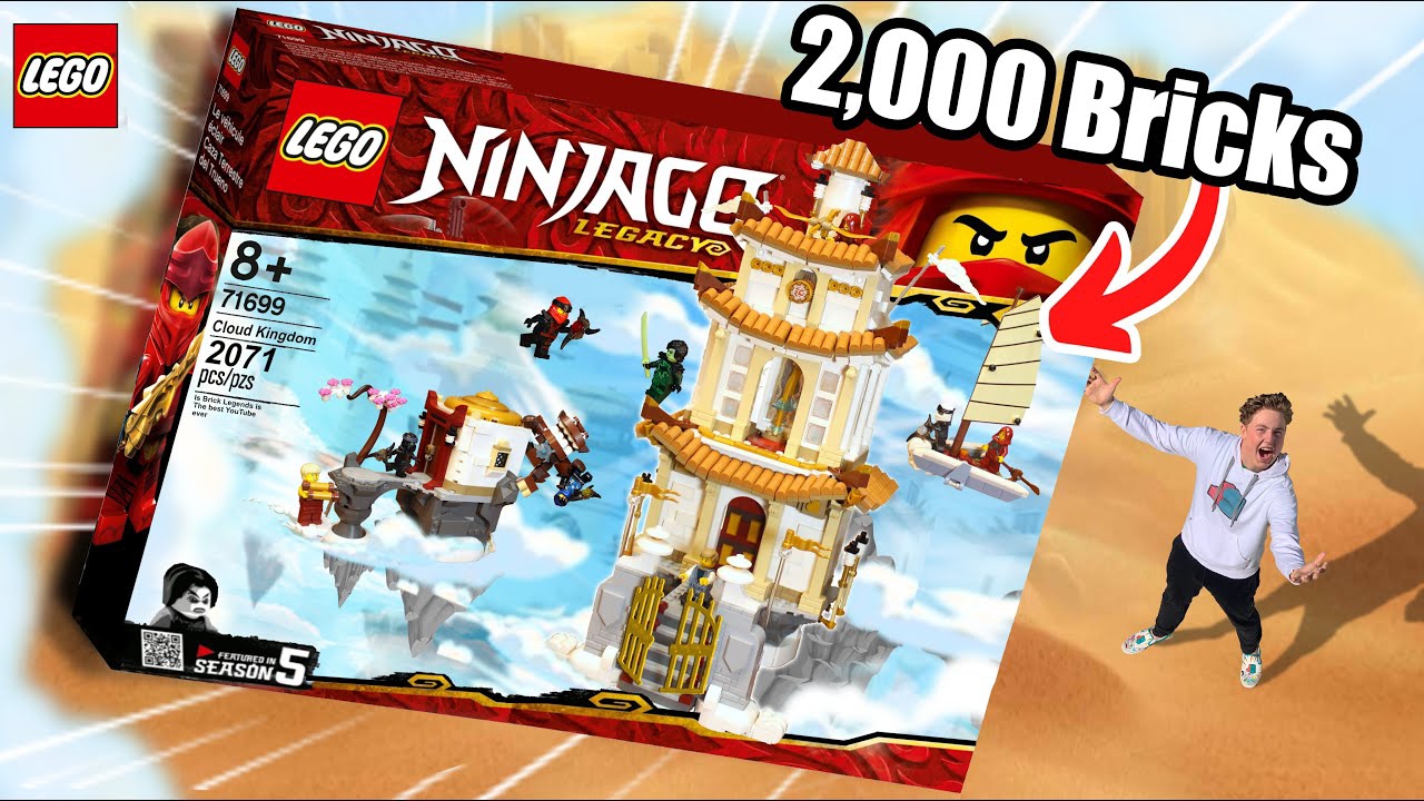 Я сделал самодельную модель из LEGO по мотивам "Облачного королевства Ниндзяго"