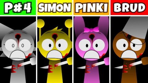 ИНКРЕДИБОКС СПРУНКИ PH4: САЙМОН 🟡 VS ПИНКИ 💖 VS БРАД 🟤 — КТО ЗАБЕРЁТ БИТ? 🔥🎵💥🎧👑