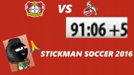 БАЙЕР - КЁЛЬН / ИГРАЮ В STICKMAN SOCCER 2016