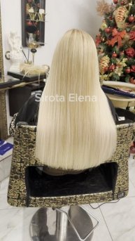 наращивание волос, методом подбора прядей в моей авторской технике Light Way 330 прядей 60 см👍