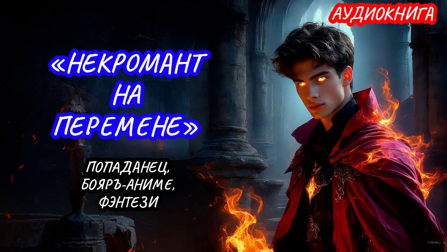 АУДИОКНИГА НЕКРОМАНТ НА ПЕРЕМЕНЕ ПОПАДАНЕЦ В ЧУЖОЕ ТЕЛО, БОЯРЬ-АНИМЕ, ФЭНТЕЗИ