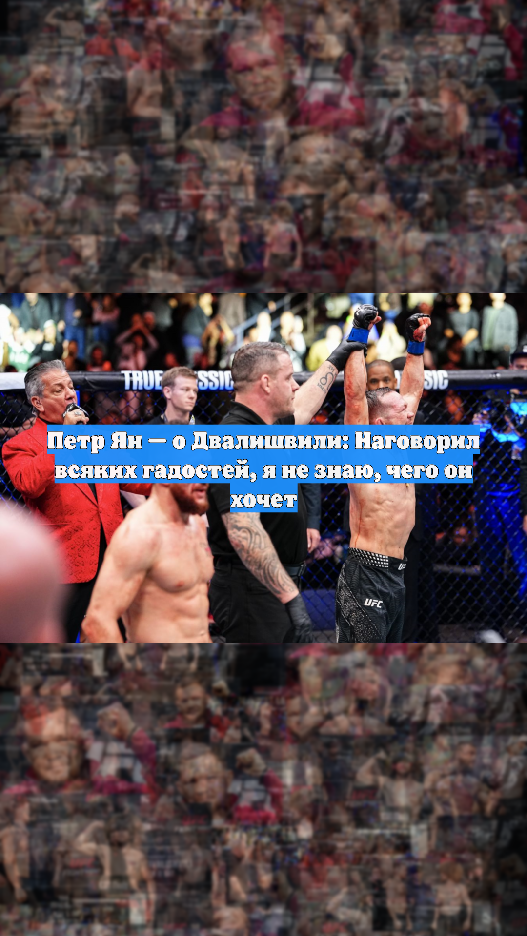 Петр Ян — о Двалишвили: Наговорил всяких гадостей, я не знаю, чего он хочет