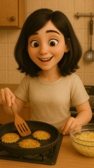 Готовим драники с риетом из тунца