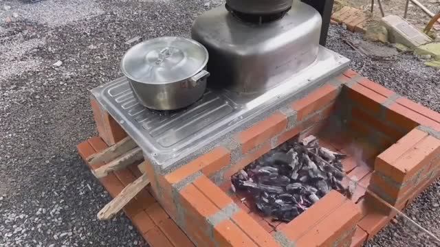 🔥🪵 Как сделать дровяную печь из сломанной раковины