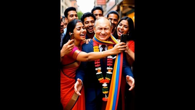 Владимир Путин теряется в хаотичном Нью-Дели!