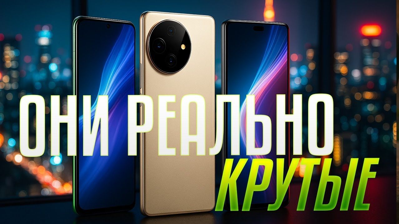 Лучшие смартфоны 2025 до флагманов 💥 ТОП-5 мощных и недорогих 📱 Круче своей цены!