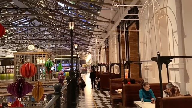 Прогулки по Санкт-Петербургу:предновогодние Варшавский вок,ТЦ"Вагон 1853",Галерея,пам.Петру,Петергоф