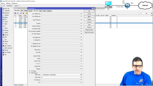 012. Accept important ICMP types in your MikroTik [RU]