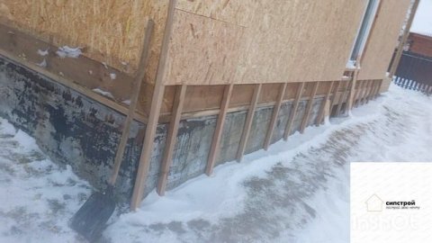 устройство фасада на доме из СИП панелей