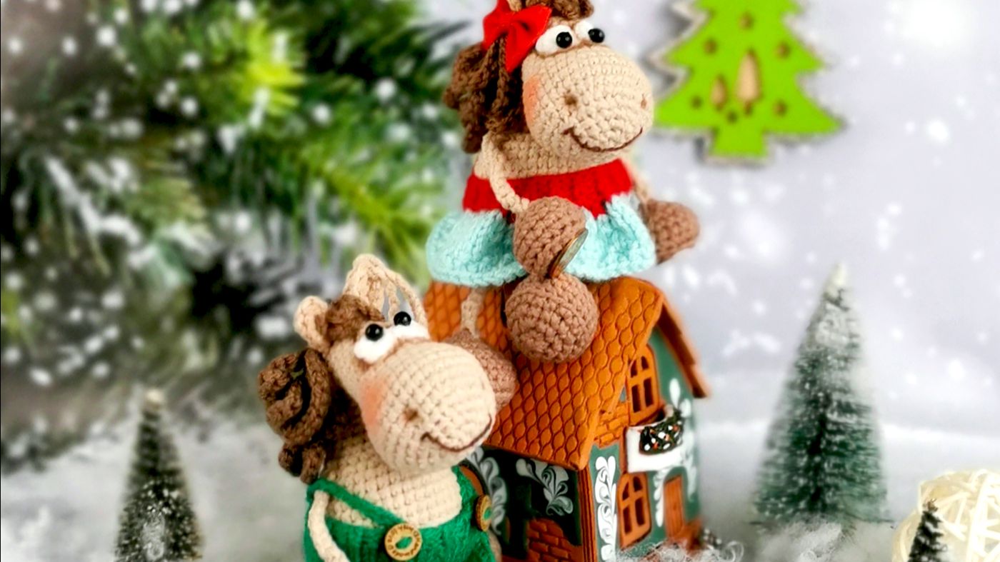 Амигуруми: схема Коняшки-улыбашки | Игрушки вязаные крючком