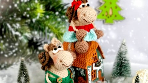 Амигуруми: схема Коняшки-улыбашки | Игрушки вязаные крючком